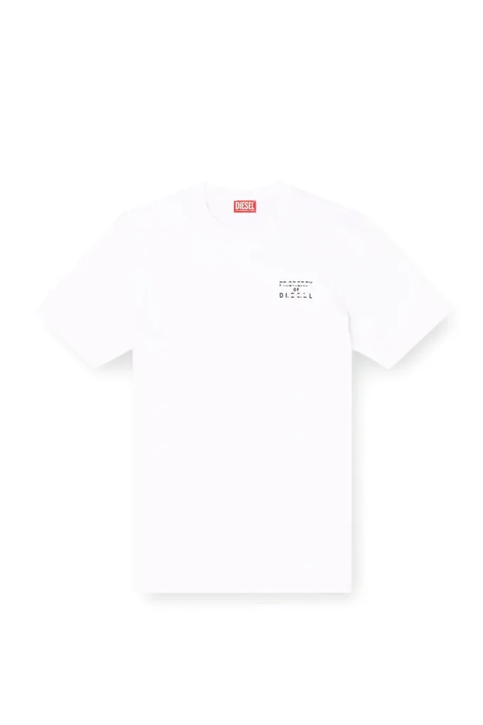 t-adjust-v5 T-shirt regular in cotone con stampa a rilievo t-adjust-v5 T-shirt regular in cotone con stampa a rilievo