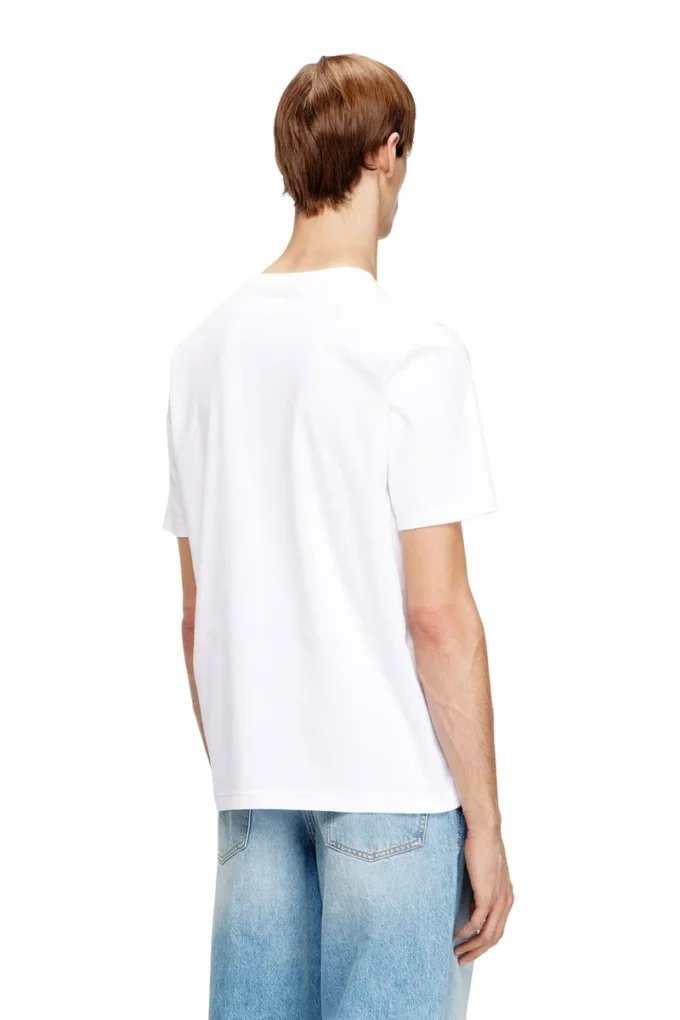 t-adjust-v5 T-shirt regular in cotone con stampa a rilievo t-adjust-v5 T-shirt regular in cotone con stampa a rilievo