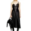 t-amai Top in jersey di nylon con ruches t-amai Top in jersey di nylon con ruches