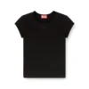 t-angie-od T-shirt con logo ricamato traforato t-angie-od T-shirt con logo ricamato traforato