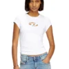 t-angie T-shirt con logo peekaboo t-angie T-shirt con logo peekaboo
