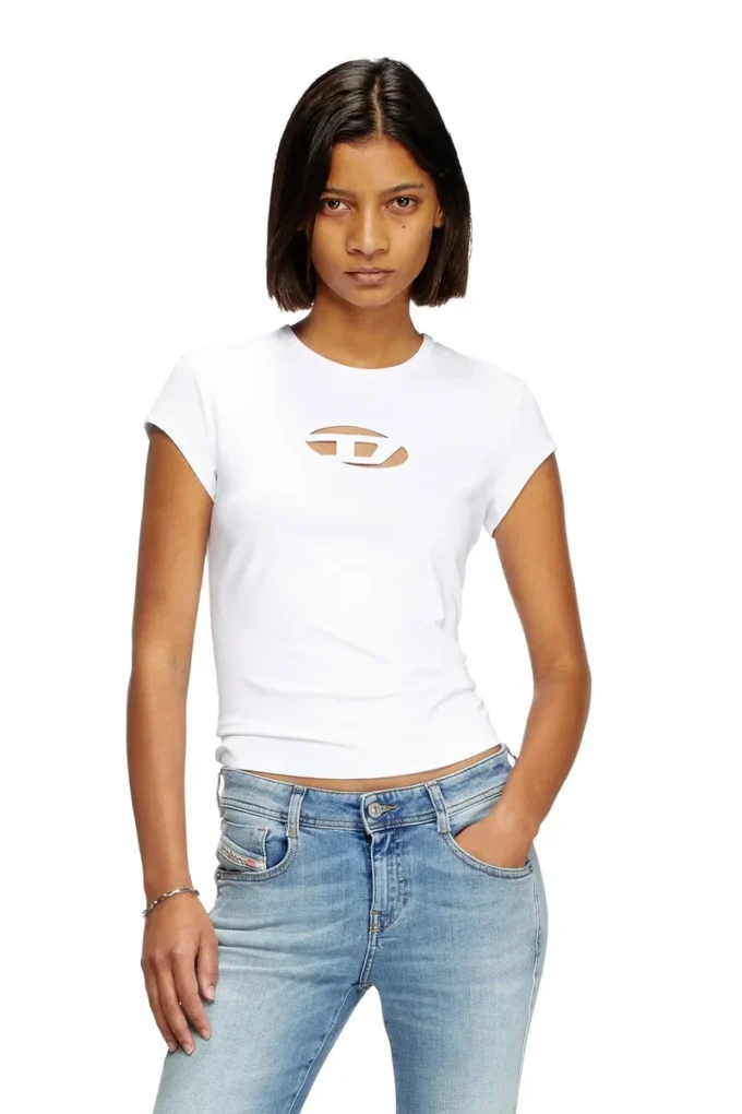 t-angie T-shirt con logo peekaboo t-angie T-shirt con logo peekaboo
