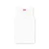 t-anki-od Canotta slim a costine con logo Oval D metallizzato t-anki-od Canotta slim a costine con logo Oval D metallizzato