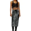 t-bils-dev Canotta in tulle con jersey distrutto t-bils-dev Canotta in tulle con jersey distrutto