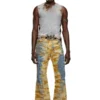 t-bisco-burn-art Top in tulle con stampa plastica bruciata t-bisco-burn-art Top in tulle con stampa plastica bruciata