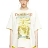 t-bix-aa T-shirt con stampa di testi t-bix-aa T-shirt con stampa di testi