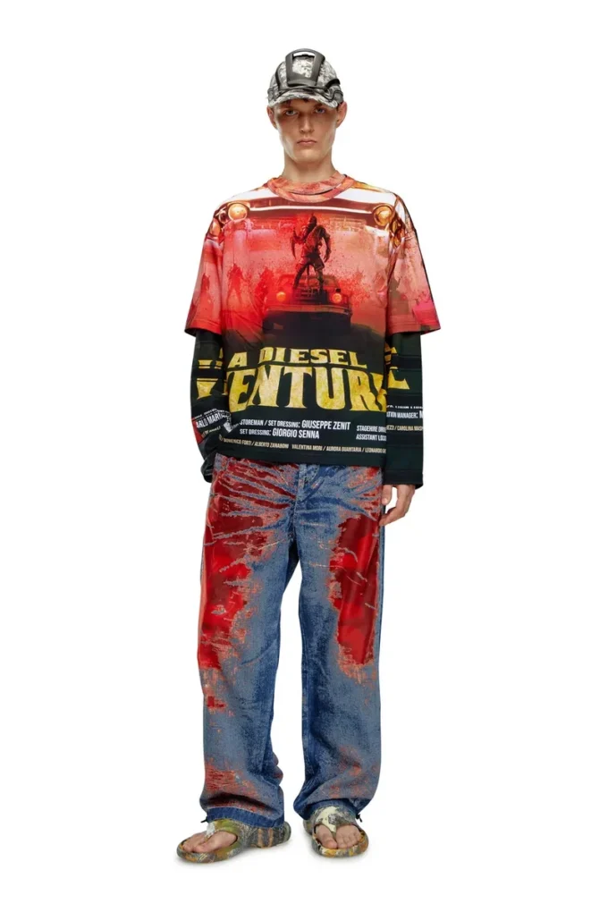 t-boxt-adventure T-shirt con stampa film Diesel