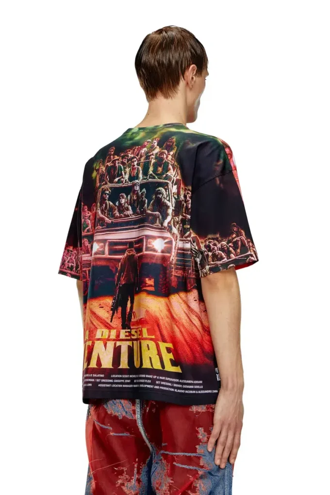 t-boxt-adventure T-shirt con stampa film Diesel