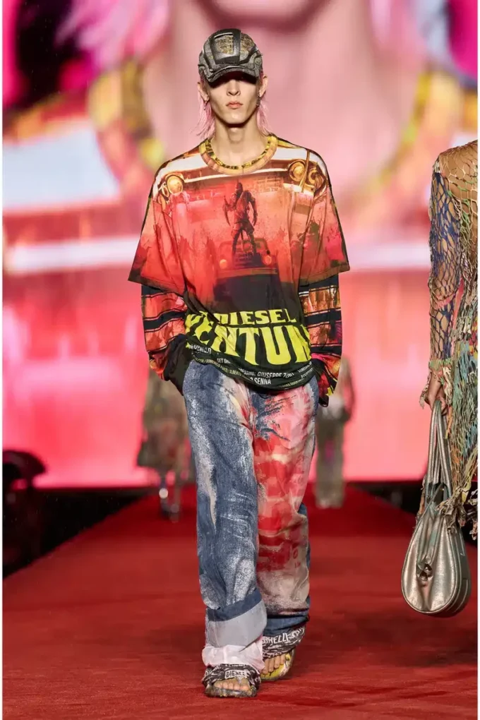 t-boxt-adventure T-shirt con stampa film Diesel