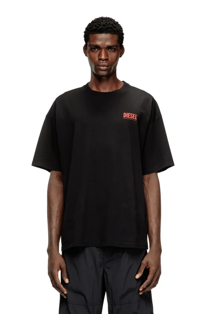 t-boxt-bisk T-shirt in cotone con stampa Diesel Biscotto