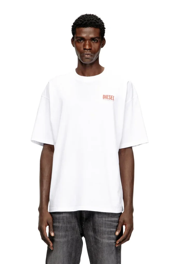 t-boxt-bisk T-shirt in cotone con stampa Diesel Biscotto