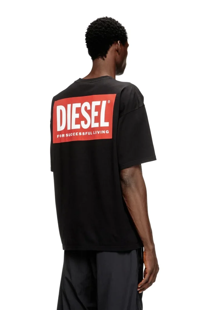 t-boxt-bisk T-shirt in cotone con stampa Diesel Biscotto