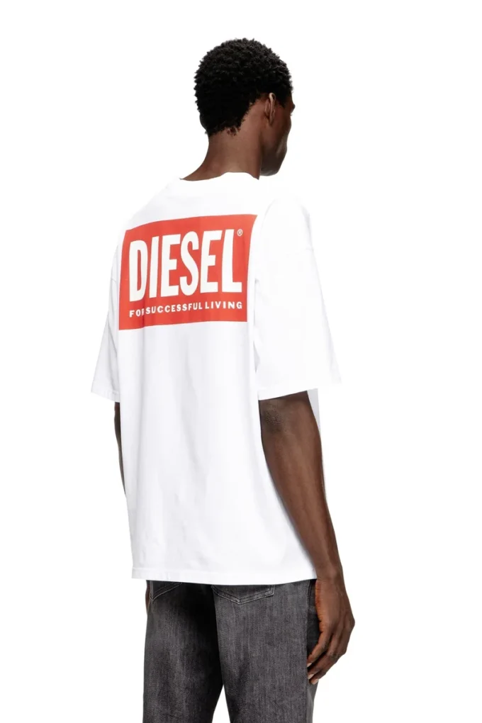 t-boxt-bisk T-shirt in cotone con stampa Diesel Biscotto