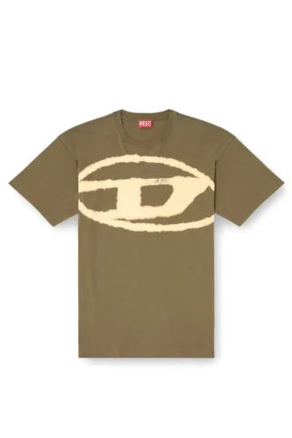 t-boxt-bleach T-shirt con logo Oval D sbiancato