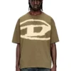 t-boxt-bleach T-shirt con logo Oval D sbiancato