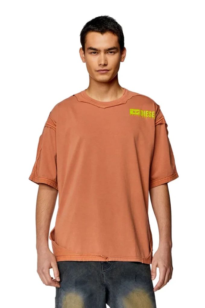 t-boxt-dbl T-shirt con effetto strappato