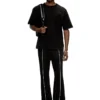 t-boxt-dco T-shirt comoda in cotone con ricamo D ovale t-boxt-dco T-shirt comoda in cotone con ricamo D ovale