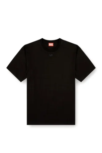 t-boxt-dco T-shirt comoda in cotone con ricamo D ovale