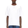 t-boxt-dco T-shirt comoda in cotone con ricamo D ovale