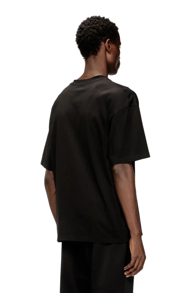 t-boxt-dco T-shirt comoda in cotone con ricamo D ovale t-boxt-dco T-shirt comoda in cotone con ricamo D ovale