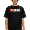 t-boxt-div T-shirt con logo Diesel patch