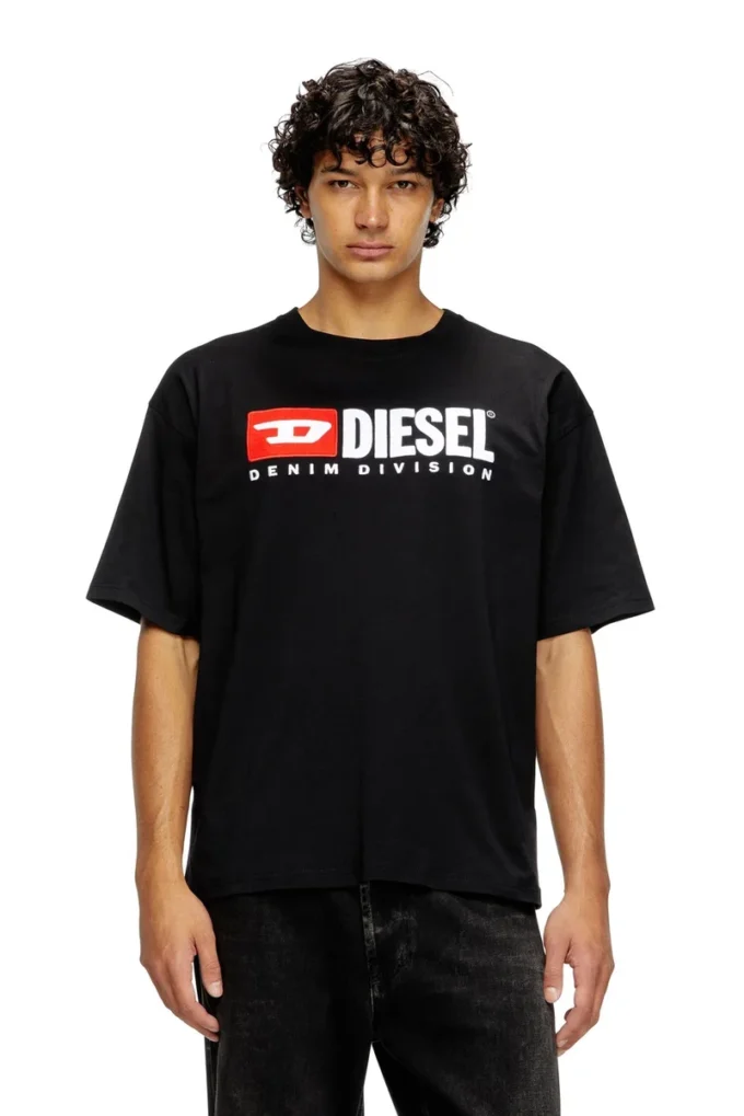 t-boxt-div T-shirt con logo Diesel patch