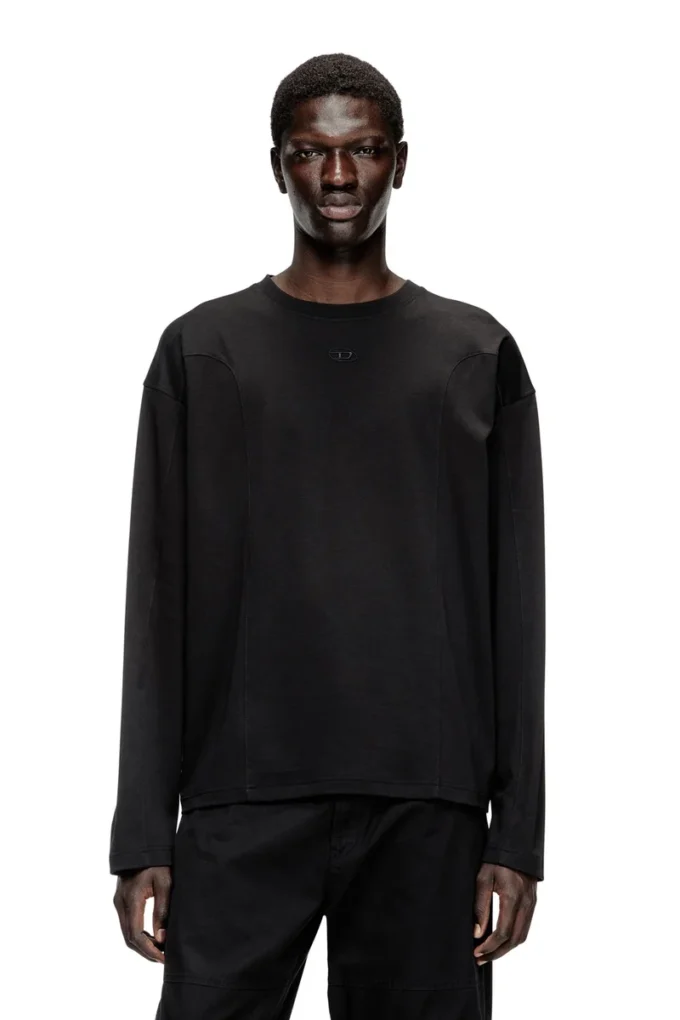 t-boxt-ls-int T-shirt a maniche lunghe con inserti
