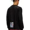 t-boxt-ls-t5 T-shirt a maniche lunghe con patch fotografiche con logo