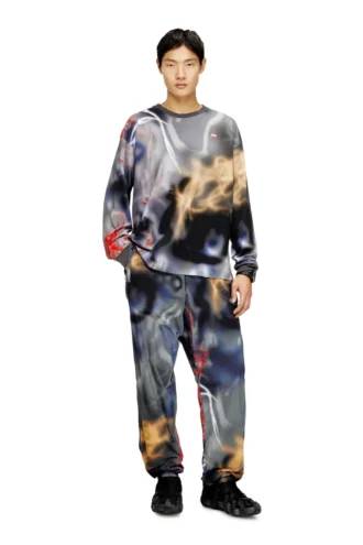 t-boxt-ls-v4 T-shirt a maniche lunghe con stampa graffiti