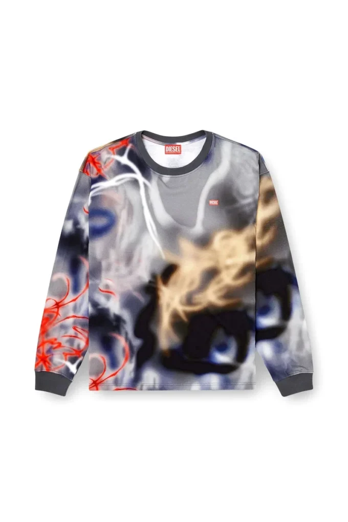 t-boxt-ls-v4 T-shirt a maniche lunghe con stampa graffiti t-boxt-ls-v4 T-shirt a maniche lunghe con stampa graffiti