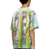 t-boxt-r13 T-shirt con stampa trompe l’oeil crackle