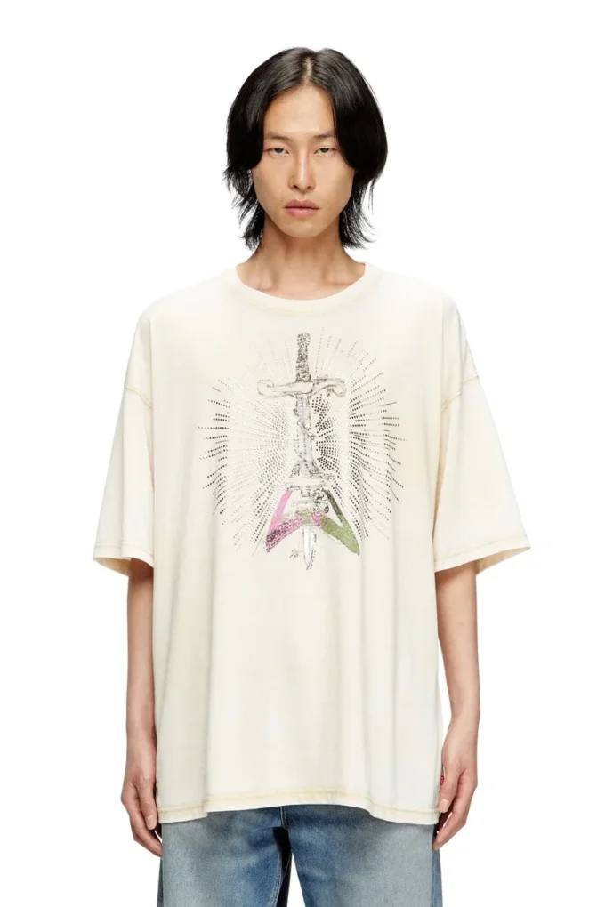 t-boxt-t18 T-shirt con stampa spada