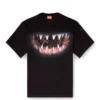 t-boxt-t21 T-shirt in cotone con stampa bocca di squalo