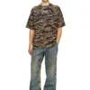 t-boxt-t22 T-shirt mimetica con logo mimetico