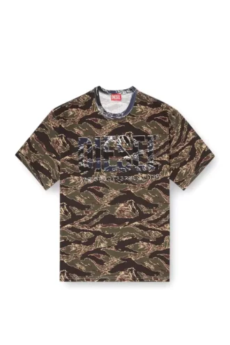 t-boxt-t22 T-shirt mimetica con logo mimetico