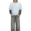t-boxt-t23 T-shirt in cotone con stampa grafica