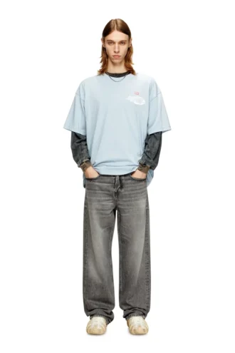t-boxt-t23 T-shirt in cotone con stampa grafica
