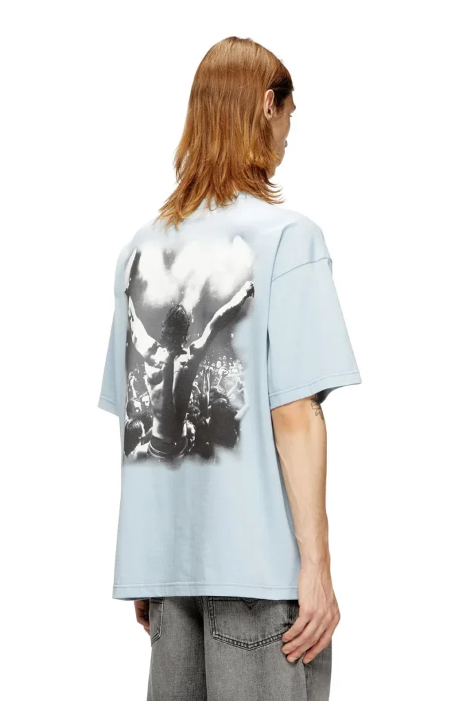 t-boxt-t23 T-shirt in cotone con stampa grafica