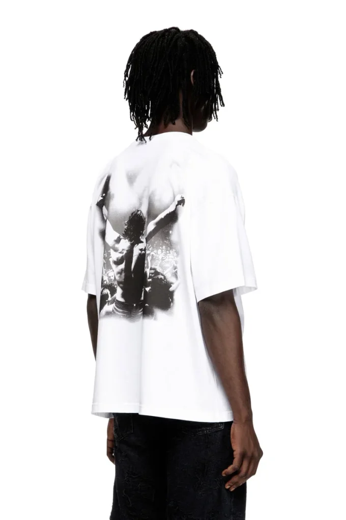 t-boxt-t23 T-shirt in cotone con stampa grafica