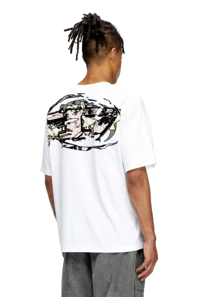 t-boxt-t24 T-shirt con logo Oval D t-boxt-t24 T-shirt con logo Oval D