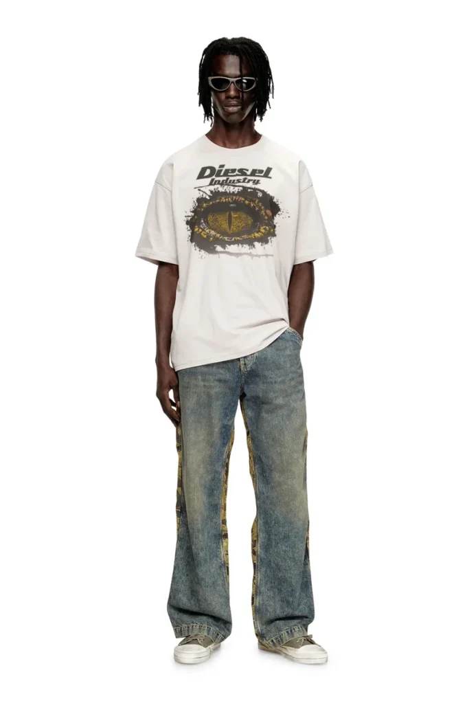 t-boxt-t25 T-shirt in cotone con stampa digitale t-boxt-t25 T-shirt in cotone con stampa digitale