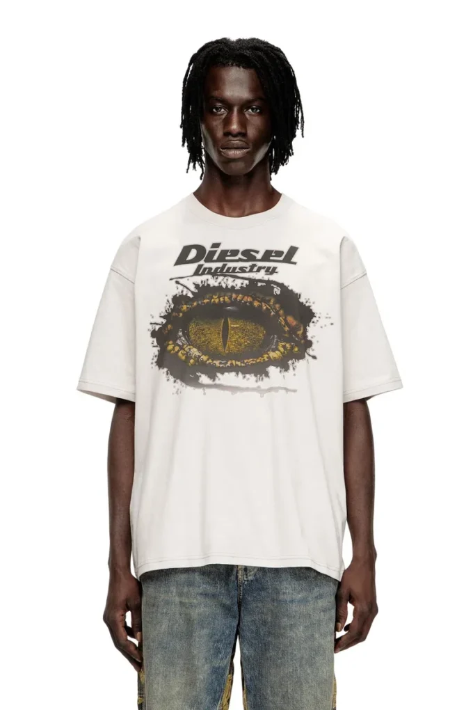 t-boxt-t25 T-shirt in cotone con stampa digitale t-boxt-t25 T-shirt in cotone con stampa digitale