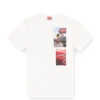 t-boxt-t3 T-shirt con patch fotografiche con logo