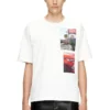 t-boxt-t3 T-shirt con patch fotografiche con logo