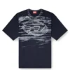 t-boxt-t5 T-shirt in cotone con stampa ovale D t-boxt-t5 T-shirt in cotone con stampa ovale D