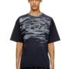t-boxt-t5 T-shirt in cotone con stampa ovale D t-boxt-t5 T-shirt in cotone con stampa ovale D