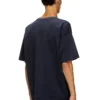 t-boxt-t5 T-shirt in cotone con stampa ovale D t-boxt-t5 T-shirt in cotone con stampa ovale D