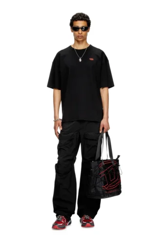 t-boxt-t6 T-shirt con Oval D rosso