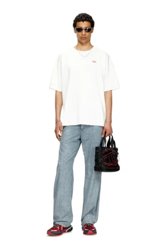 t-boxt-t6 T-shirt con Oval D rosso