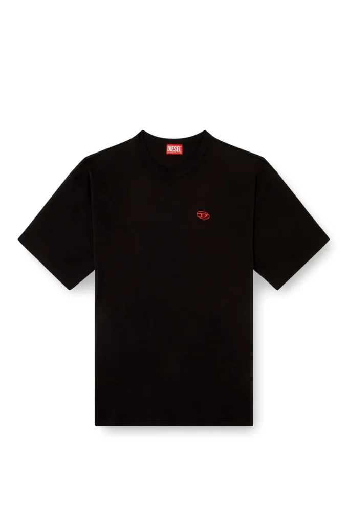 t-boxt-t6 T-shirt con Oval D rosso
